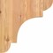 Ekena Millwork New Brighton Smooth Corbel, Western Red Cedar, 3 1/2"W x 12"D x 12"H COR04X12X12NEB00SWR - alternate 4